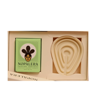 nopalera soap dish set in box planta futura
